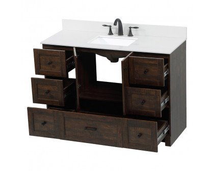 Elegant Bathroom Vanity - Espresso (VF2848EX-BS)