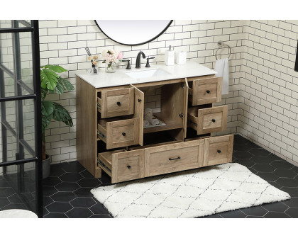 Elegant Bathroom Vanity - Natural Oak (VF2848NT)