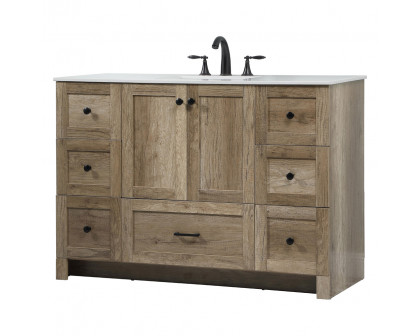 Elegant Bathroom Vanity - Natural Oak (VF2848NT)