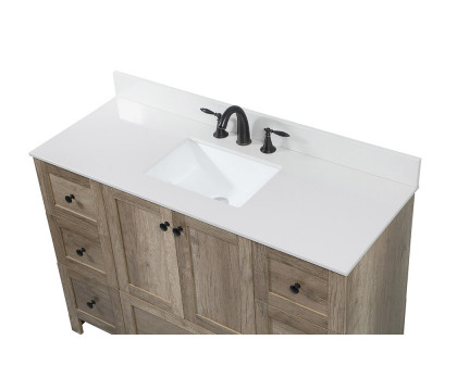 Elegant Bathroom Vanity - Natural Oak (VF2848NT-BS)