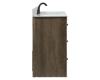 Elegant Bathroom Vanity - Natural Oak (VF2848NT-BS)