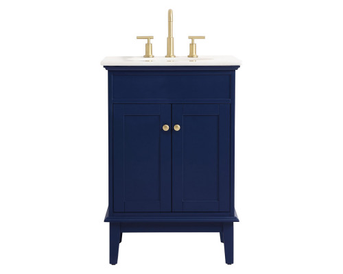 Elegant Bathroom Vanity - Blue (VF30124BL)