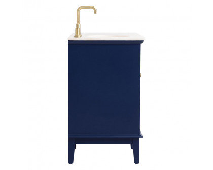 Elegant Bathroom Vanity - Blue (VF30124BL)