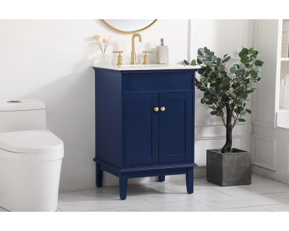 Elegant Bathroom Vanity - Blue (VF30124BL)