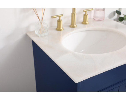 Elegant Bathroom Vanity - Blue (VF30124BL)