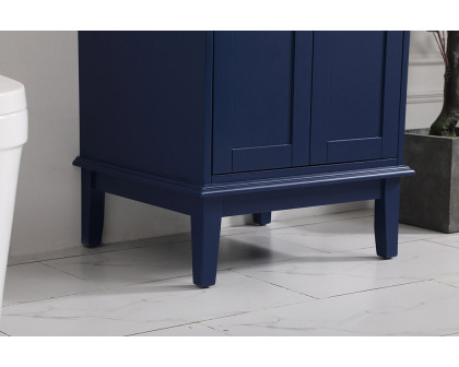 Elegant Bathroom Vanity - Blue (VF30124BL)