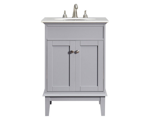 Elegant Bathroom Vanity - Gray (VF30124GR)