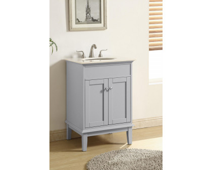 Elegant Bathroom Vanity - Gray (VF30124GR)