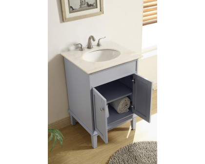 Elegant Bathroom Vanity - Gray (VF30124GR)