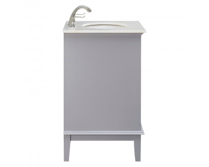 Elegant Bathroom Vanity - Gray (VF30124GR)