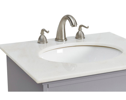 Elegant Bathroom Vanity - Gray (VF30124GR)