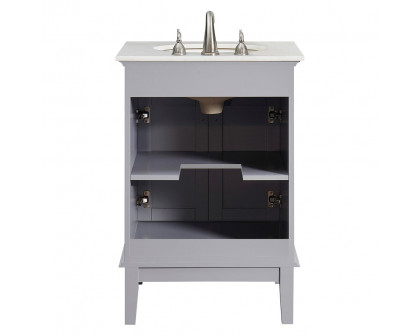 Elegant Bathroom Vanity - Gray (VF30124GR)