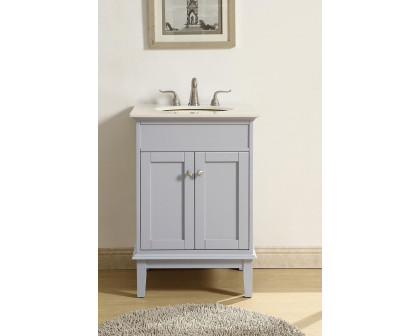 Elegant Bathroom Vanity - Gray (VF30124GR)