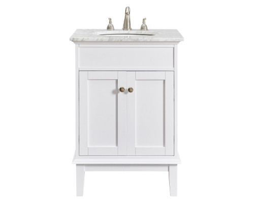 Elegant Bathroom Vanity - White (VF30124WH)