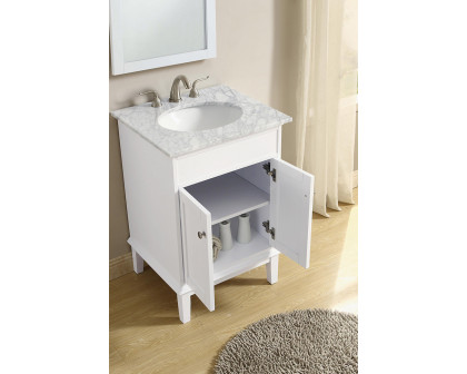 Elegant Bathroom Vanity - White (VF30124WH)