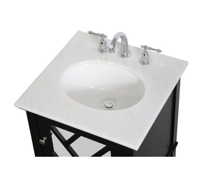 Elegant Bathroom Vanity - Black, L 21" (VF30221BK)