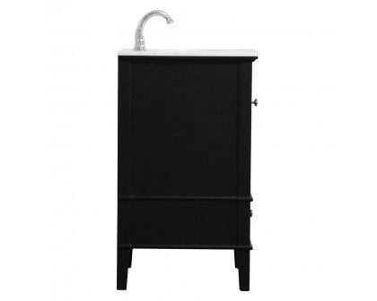 Elegant Bathroom Vanity - Black, L 21" (VF30221BK)