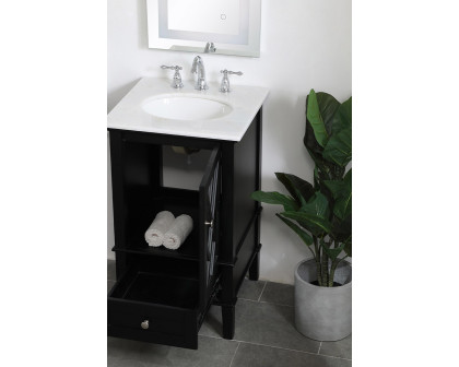 Elegant Bathroom Vanity - Black, L 21" (VF30221BK)