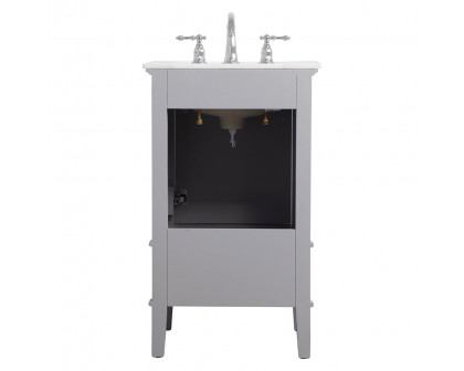 Elegant Bathroom Vanity - Gray, L 21" (VF30221GR)