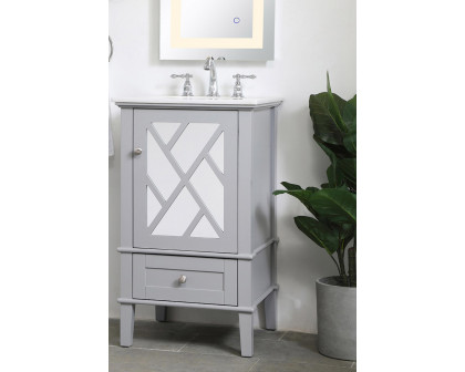 Elegant Bathroom Vanity - Gray, L 21" (VF30221GR)