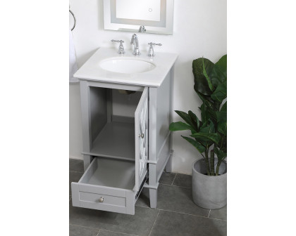 Elegant Bathroom Vanity - Gray, L 21" (VF30221GR)