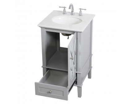 Elegant Bathroom Vanity - Gray, L 21" (VF30221GR)