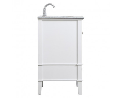 Elegant Bathroom Vanity - White, L 21" (VF30221WH)