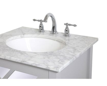 Elegant Bathroom Vanity - Gray, L 24" (VF30224GR)