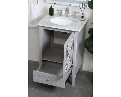 Elegant Bathroom Vanity - Gray, L 24" (VF30224GR)