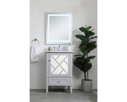 Elegant Bathroom Vanity - Gray, L 24" (VF30224GR)