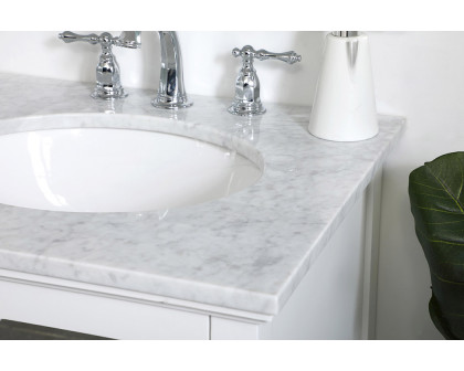 Elegant Bathroom Vanity - White, L 24" (VF30224WH)