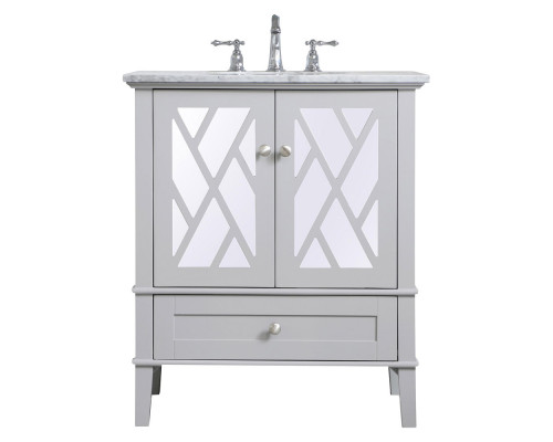 Elegant Bathroom Vanity - Gray, L 30" (VF30230GR)