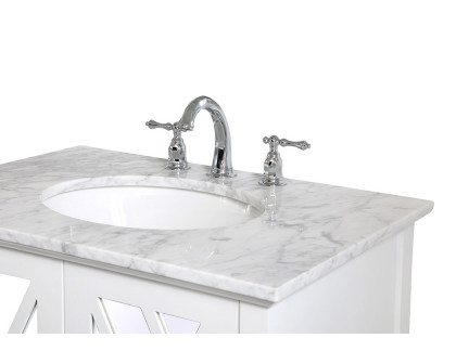 Elegant Bathroom Vanity - White, L 30" (VF30230WH)