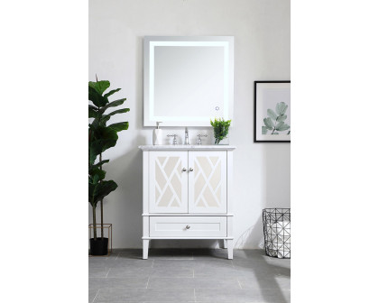 Elegant Bathroom Vanity - White, L 30" (VF30230WH)