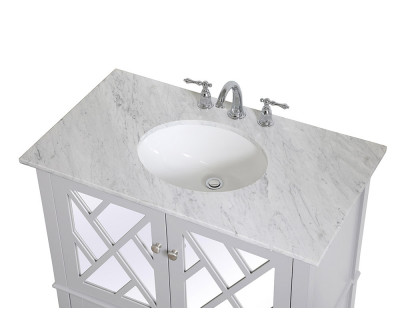 Elegant Bathroom Vanity - Gray, L 36" (VF30236GR)