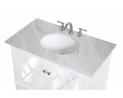 Elegant Bathroom Vanity - White, L 36" (VF30236WH)