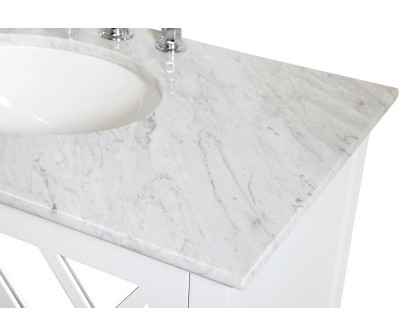 Elegant Bathroom Vanity - White, L 36" (VF30236WH)