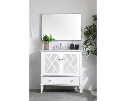 Elegant Bathroom Vanity - White, L 36" (VF30236WH)