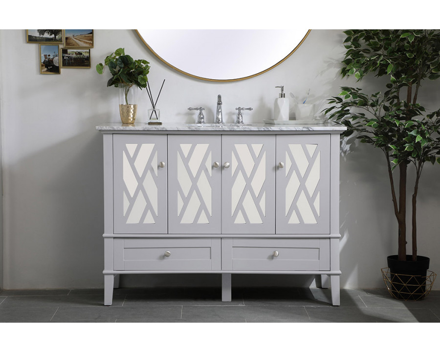 Elegant Bathroom Vanity - Gray (VF30248GR)