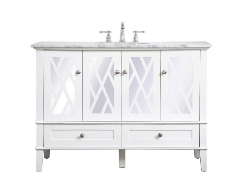 Elegant Bathroom Vanity - White (VF30248WH)