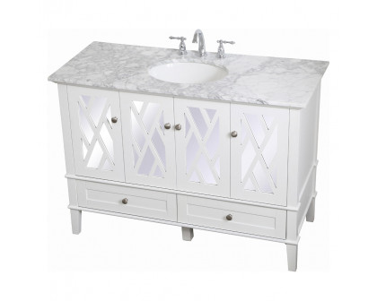 Elegant Bathroom Vanity - White (VF30248WH)