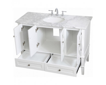 Elegant Bathroom Vanity - White (VF30248WH)