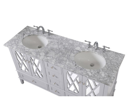 Elegant Bathroom Vanity - Gray, L 60" (VF30260DGR)