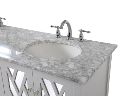 Elegant Bathroom Vanity - Gray, L 60" (VF30260DGR)