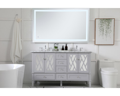 Elegant Bathroom Vanity - Gray, L 60" (VF30260DGR)