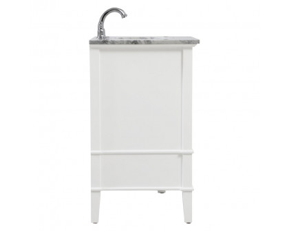 Elegant Bathroom Vanity - White, L 60" (VF30260DWH)