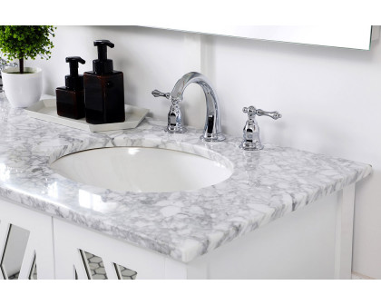 Elegant Bathroom Vanity - White, L 60" (VF30260DWH)