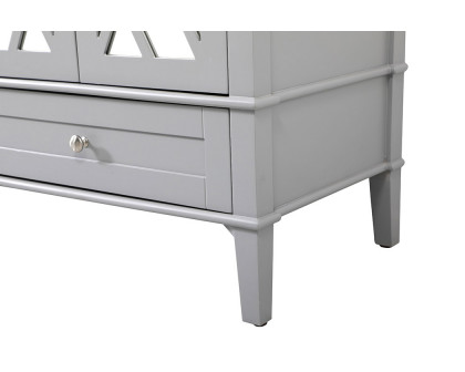 Elegant Bathroom Vanity - Gray, L 72" (VF30272DGR)