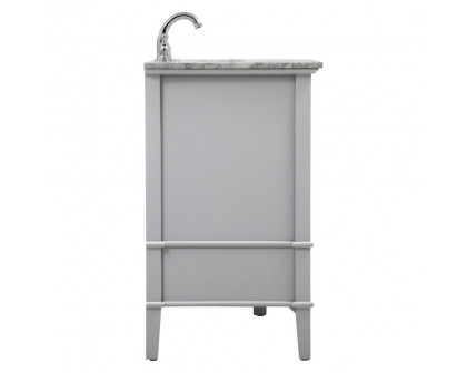 Elegant Bathroom Vanity - Gray, L 72" (VF30272DGR)