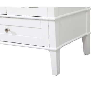 Elegant Bathroom Vanity - White, L 72" (VF30272DWH)